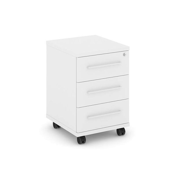 Rift Тумба мобильная усиленная RF.TM-002 Белый Бриллиант/Металл Белый 416*460*615 - Вид 1