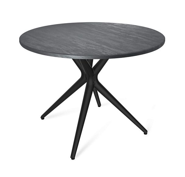 Стол Sheffilton SHT-TU30/TT 90 МДФ черный/каменный уголь - Вид 1