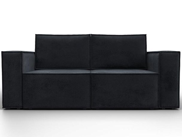 Диван прямой Куба мини Велюр серый - Вид 2