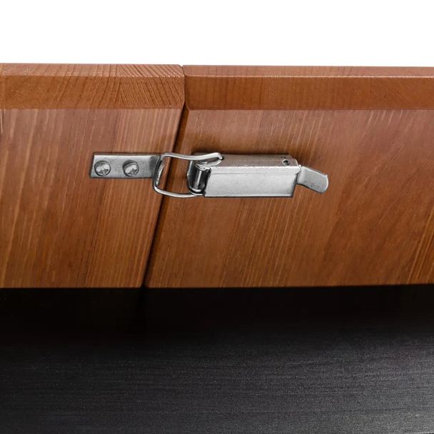 Стол раздвижной Соната Люкс/Sonata Lux, 120(150)х75х75см, массив сосны, антик/черный - Вид 11