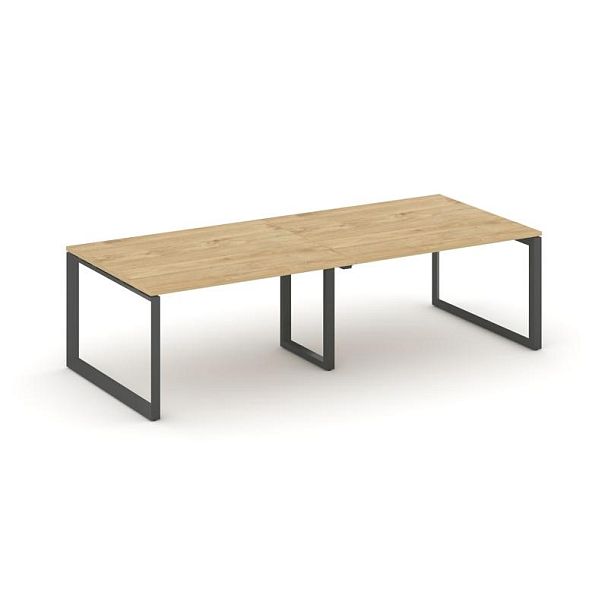Style Project Next Стол переговорный SN-59O.SPRG-043.3 Тиквуд Светлый/Металл Антрацит 2760*1180*750 - Вид 1