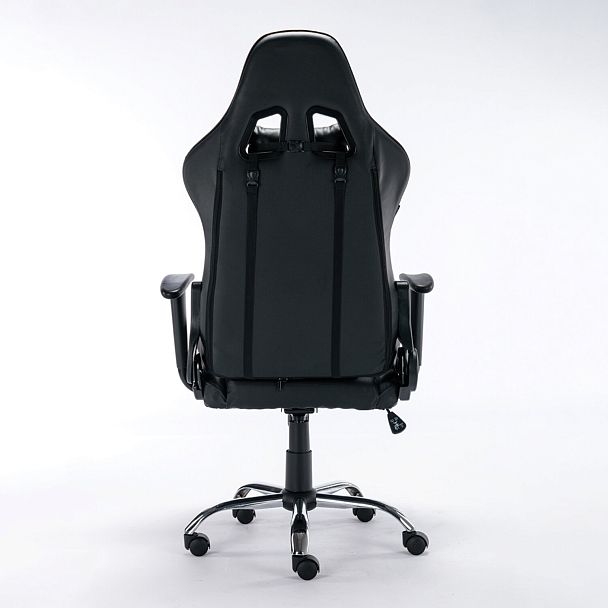 Кресло компьютерное BRABIX "Hunter GM-130", две подушки, экокожа, черное, 532798 - Вид 5