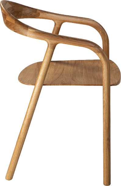 Кресло деревянное из массива дуба Соул Дуб светлый - Вид 4