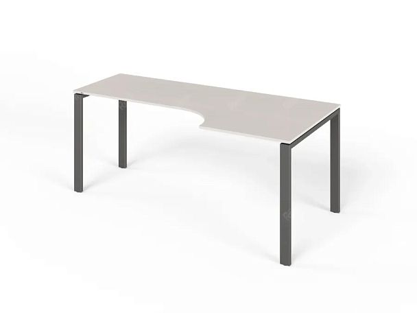 ЛАЙТ / LIGHT RLG016-16x9R Угловой стол 180x90x75 Дуб Молочный - Вид 1