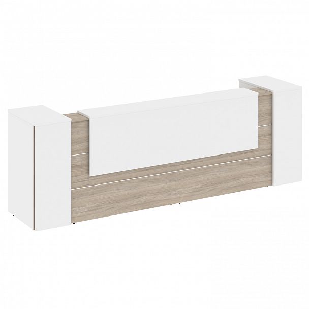 Ресепшн "Onix" O.R-K-12 дуб аттик/белый - Вид 2