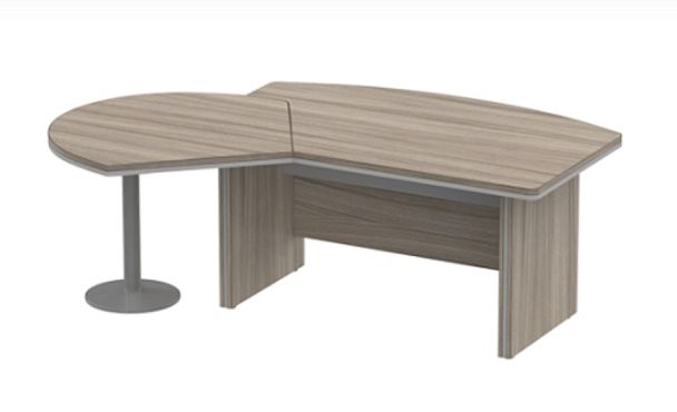 Стол руководителя с брифингом L,R 2550 Берлин Дрифтвуд СРБ 20-150 - Вид 2