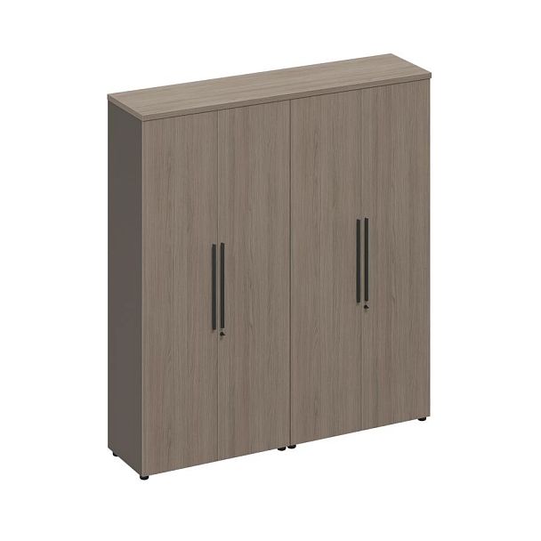 Шкаф для документов закрытый U.RUS РС 322 ДЧ/ЛС дуб виченца/лава серая - Вид 1