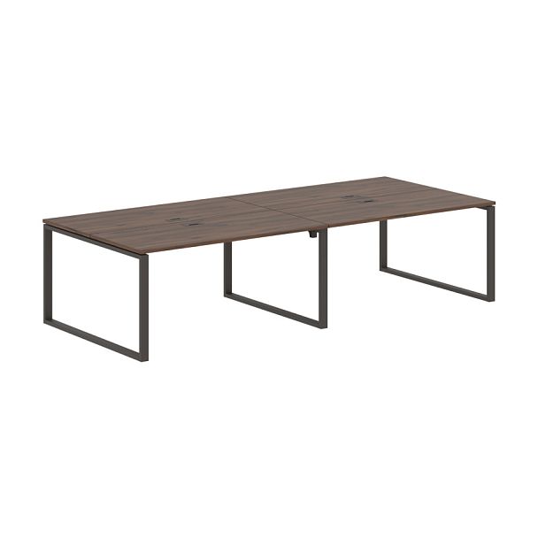 Стол 4-х местный EQWST 3113 Дуб Денвер тёмный/Мокко 3126х1346х750 EDIS - Вид 1