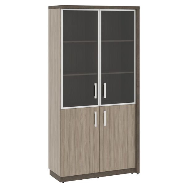 Шкаф СФ-534894 Бетон чикаго тем F187 ST9/Дрифтвуд H3090/Графит/Черный 1035х454,5х2083 WOOD&STONE - Вид 1