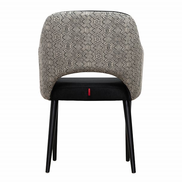 Стул Роза, велюр черный, гобелен - Вид 6