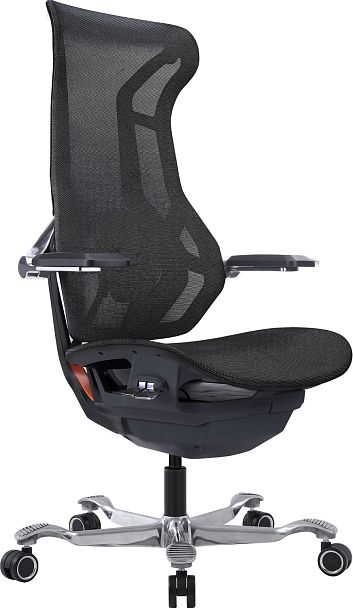 Эргономичное кресло Everprof Atom Black (Атом Блэк) Сетка Черный - Вид 1
