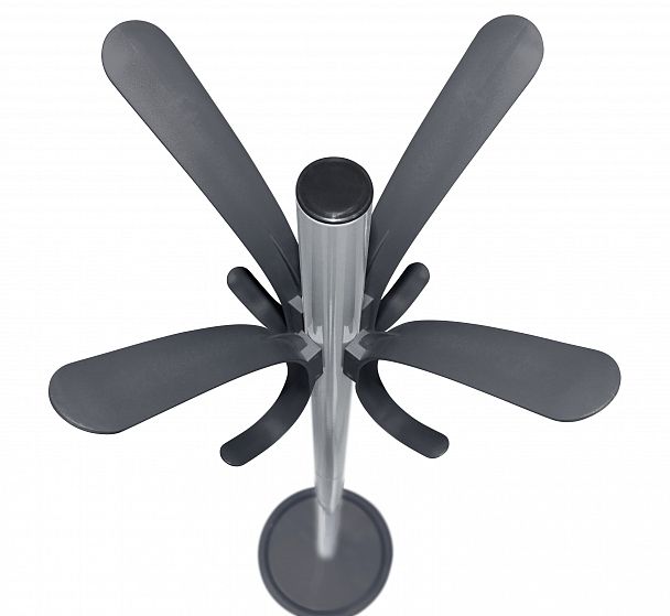 Вешалка Sheffilton SHT-CR17 хром лак/антрацит - Вид 4