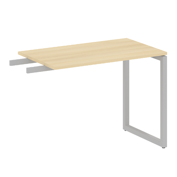 Metal System Quattro Приставной элемент на О-образном м/к 40БО.ПР-3 Акация/Серый металл 1000*600*750 - Вид 1