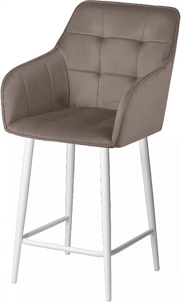 Комплект полубарных поворотных кресел Мони К, Confetti mocco/белый, 4 шт. - Вид 2