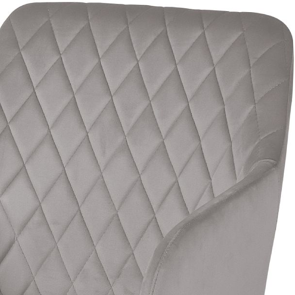 Комплект барных поворотных кресел Барли К, Confetti silver/белый, 2 шт. - Вид 7