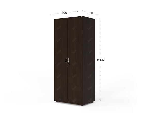 UNITY РШ-10 ВЕНГЕ Закрытый шкаф Прямой 800x550x1966 - Вид 8