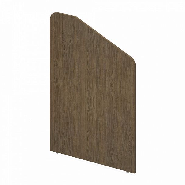 Боковина стойки-ресепшн "Имидж" ПК-ИМД-БКР104х74/Д-В1-299 дуб шамони - Вид 1