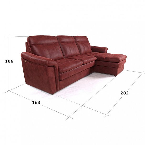 Диван "Тренто" с шезлонгом - Вид 10