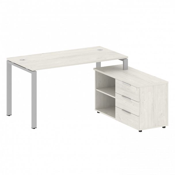 Рабочая станция "Metal System" БП.РС-СТС-2.3 дуб наварра/серый - Вид 1