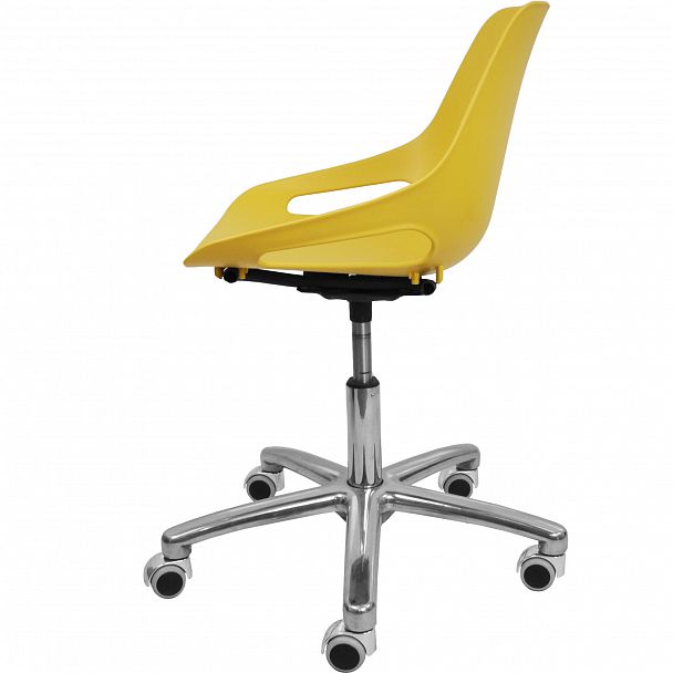 Стул "Q5 SW КРЕСЛО на  Крестовине CINA", желтый - Вид 3