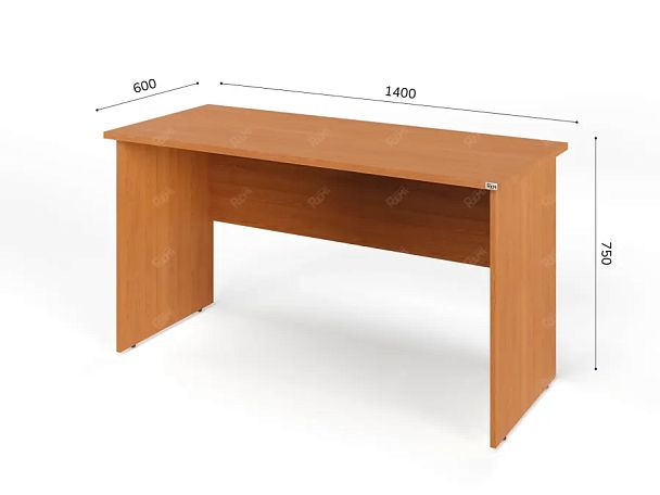 ЛАЙТ / LIGHT RLG001-14x6 Прямоугольный стол 140x60x75 Вишня - Вид 2