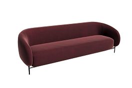 Belt Диван трёхместный BLT-3 Verona Premium 743/Металл Черный 2210*850*730 - Фото предпросмотра