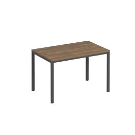 Стол письменный на металлокаркасе МП2 Комфорт МП2 К.А2 181 ШТ дуб шамони тёмный / антрацит - Фото предпросмотра