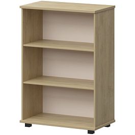 Стеллаж низкий НТ-480.Ч Баттл Рок 788x442x1283 Аргентум - Фото предпросмотра