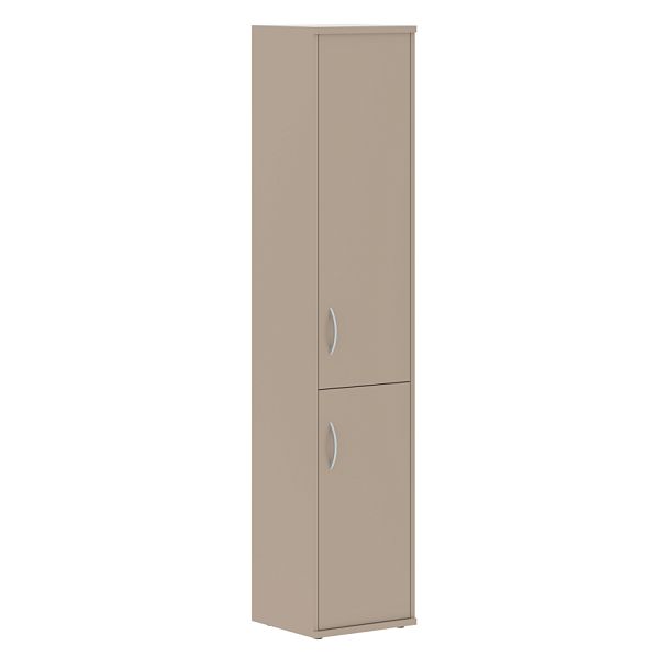 Шкаф колонка с глухой средней и малой дверьми СУ-1.3(R) Мокачино 406х365х1975 IMAGO - Вид 1