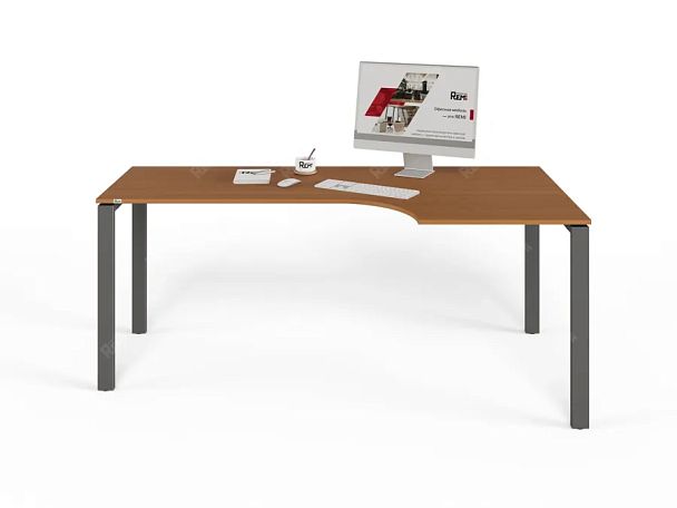 ЛАЙТ / LIGHT RLG016-16x9R Угловой стол 180x90x75 Вишня - Вид 3