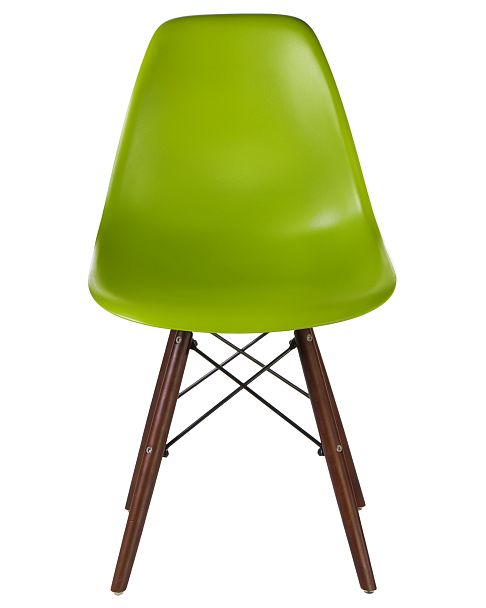 Стул обеденный LMZL-PP623 (ножки тёмный бук, цвет сиденья салатовый) - Вид 6