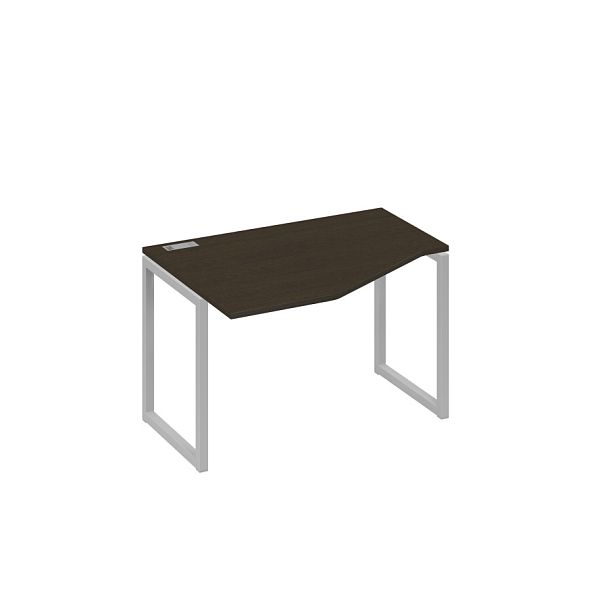 Стол эргономичный левый "Техно" на металлокаркасе QUATTRO A4 А4 Б4 051 БП венге / металлокаркас серый - Вид 1