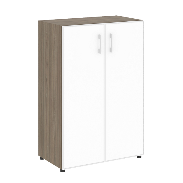 Yalta Шкаф LT.ST 2.4-R white Вяз/Стекло white 800*431*1195 - Вид 1