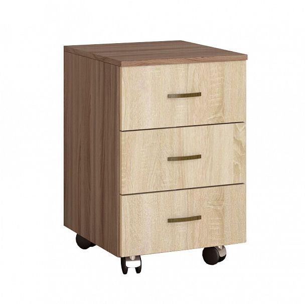 Тумба Орион (600х400х435) ясень шимо/дуб сонома - Вид 1