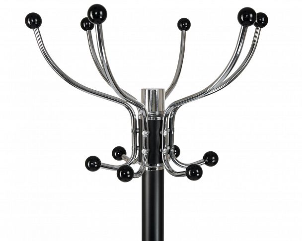 Вешалка напольная DOBRIN BONNY (чёрный мрамор, чёрный) - Вид 2