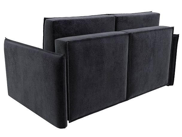 Диван прямой Либерти мини Велюр серый - Вид 6