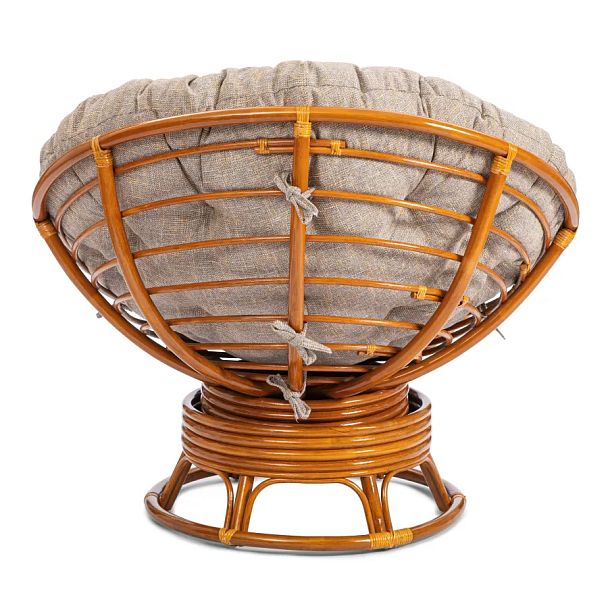 Кресло-качалка Папасан/Papasan (W 23/01 B) /с подушкой/Pecan (орех) - Вид 4