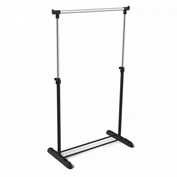 Вешалка для плечиков SHT-WR4340, 1615х860х440 мм, пластик/металл, черная/хром - Вид 1