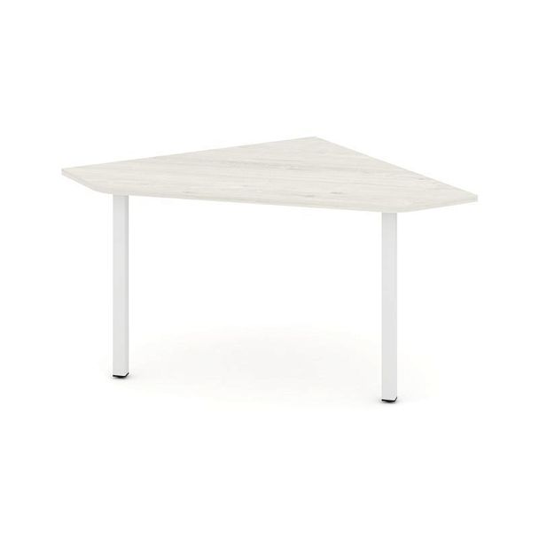 Стайл Проджект Угловой элемент перег. стола SN-5.UPRG-031 Дуб Наварра/Металл Белый 1180*1180*750 - Вид 1