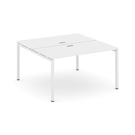 Стайл Проджект Рабочая станция 2-х сторон. SN-4P.DRS-002 Белый/Металл Белый 1180*1232*750 - Фото предпросмотра