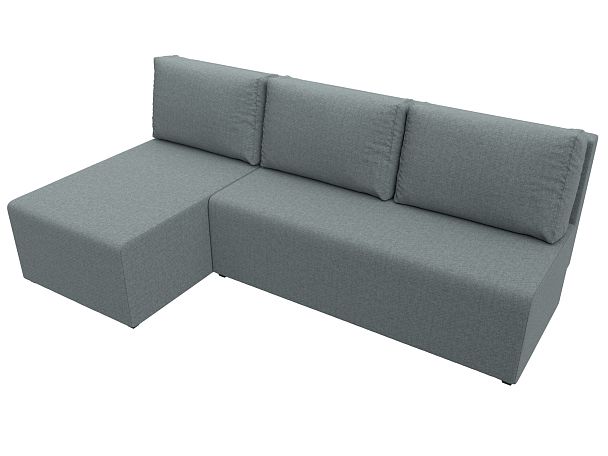 Диван угловой Поло левый угол Рогожка серый - Вид 5
