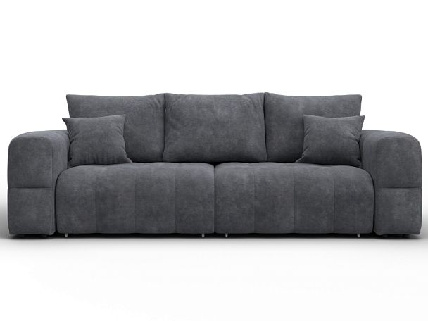 Диван прямой Лига-110 НПБ Велюр серый - Вид 2