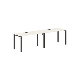 Стол 2-х местный EUWST 2767 Ясень Траун/Мокко 2726х670х750 EDIS - Фото предпросмотра