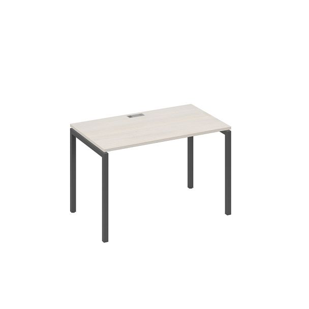 Стол письменный на металлокаркасе DUE A4 А4 Б2 013 БП дуб / металлокаркас антрацит - Вид 1