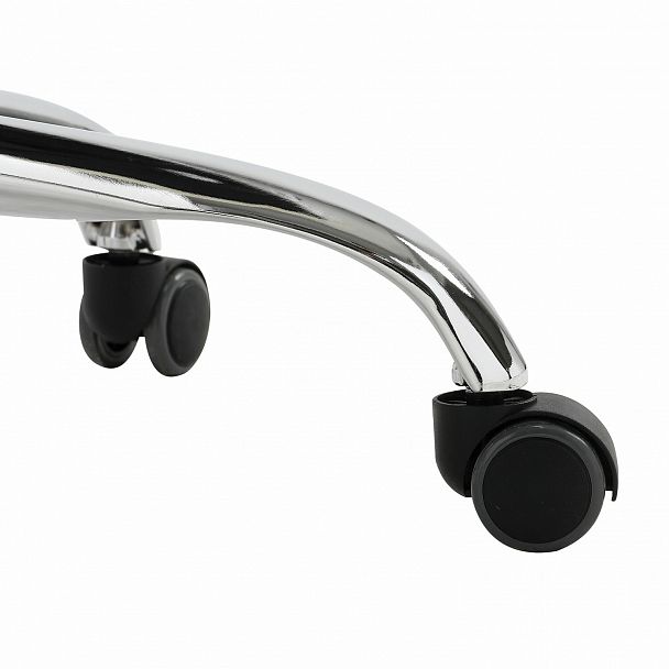 Кресло офисное BRABIX "Fit EX-514", с подголовником, хром, черное, 531949 - Вид 14