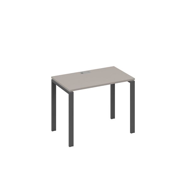 Стол письменный на металлокаркасе UNO A4 А4 Б1 002 БП мокко премиум / металлокаркас антрацит - Вид 1