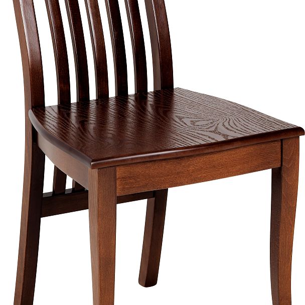 Стул деревянный с жестким сиденьем Альбен Античный орех - Вид 12