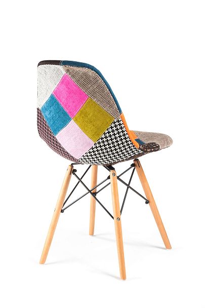 Стул Лестер джинс / накидка джинс / ножки бук - Вид 4