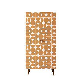 Шкаф малый двухстворчатый Berber принт 14 арт BB08/Print_14 - Фото предпросмотра