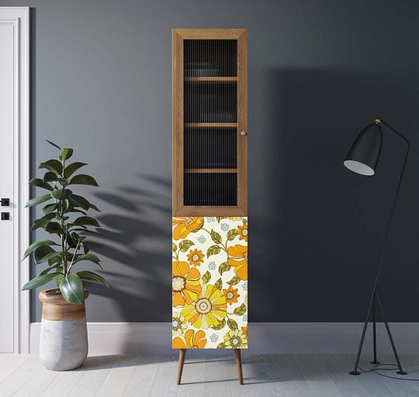 Буфет Berber узкий принт 47 арт BB39/Print_47 - Вид 5